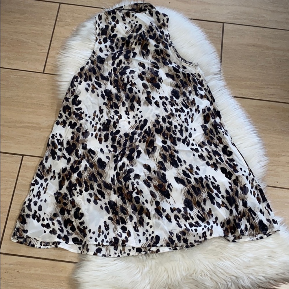 Equipment Femme Leopard Print Tunic Dress - Picture 5 of 6